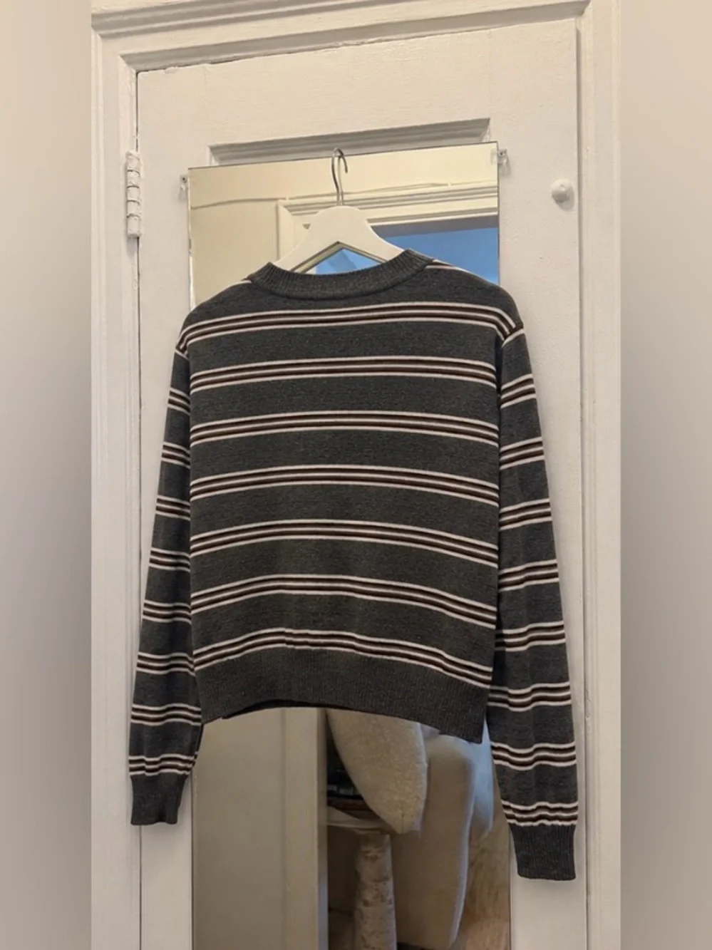 Mango Knit Striped Sweater